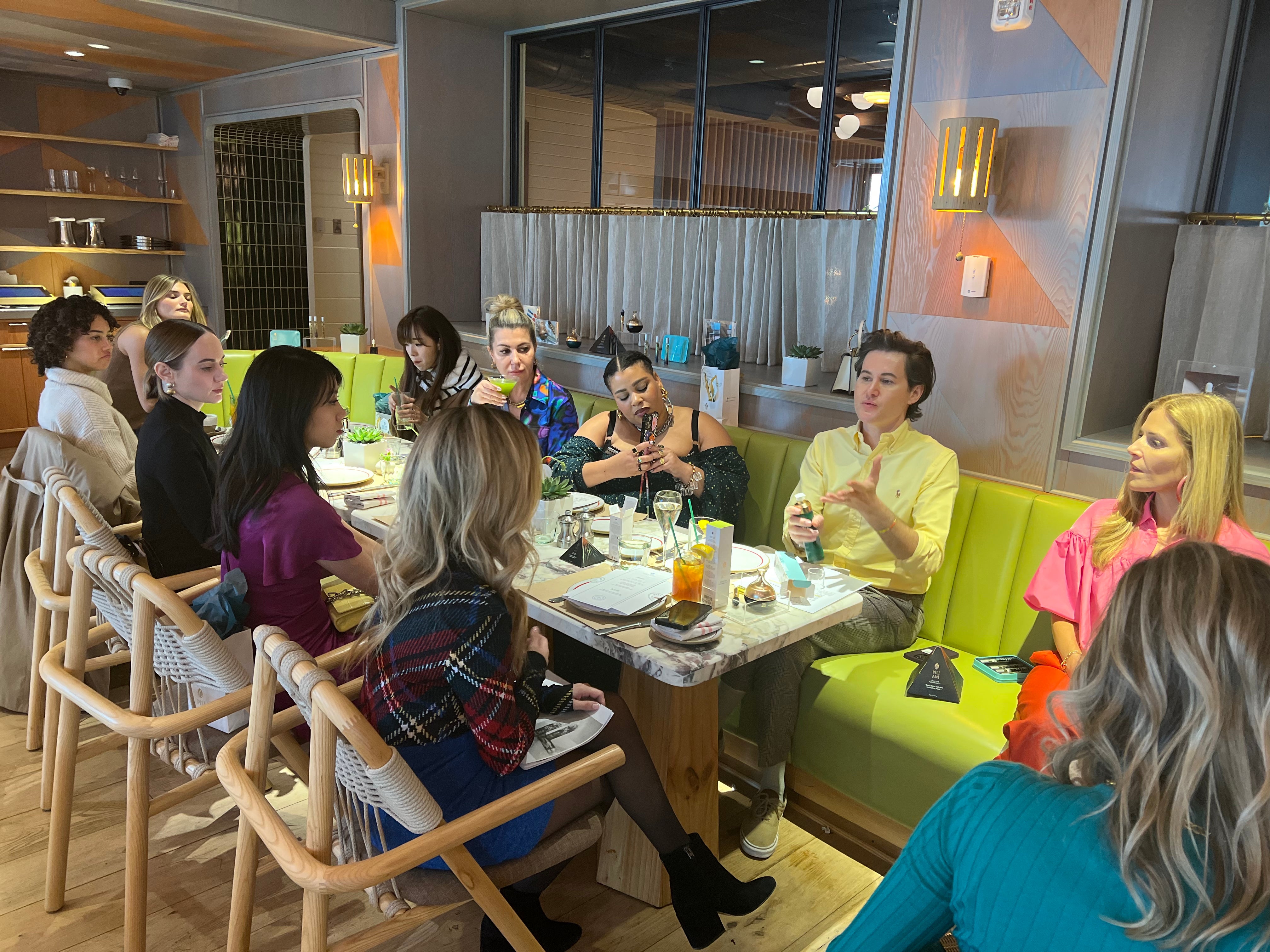Pili Ani Goes to Brunch with Celebrity Aesthetician Joshua Ross And Beauty Influencers